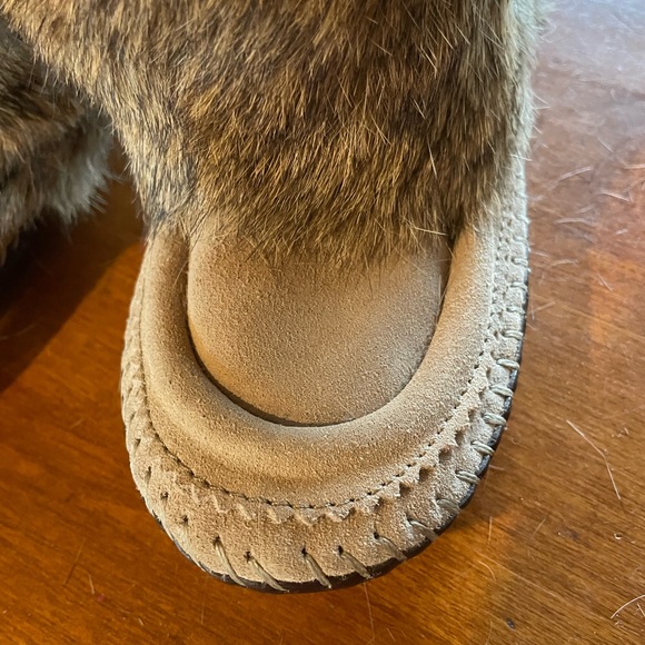 AUTHENTIC Tory Burch Rabbit Fur Boots-New, never worn - Picture 4 of 11